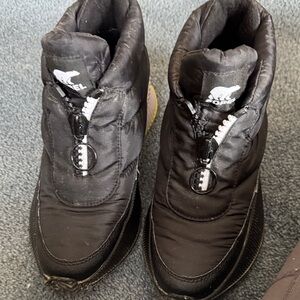 Sorel Men's Black Zip-Front Insulated Boots